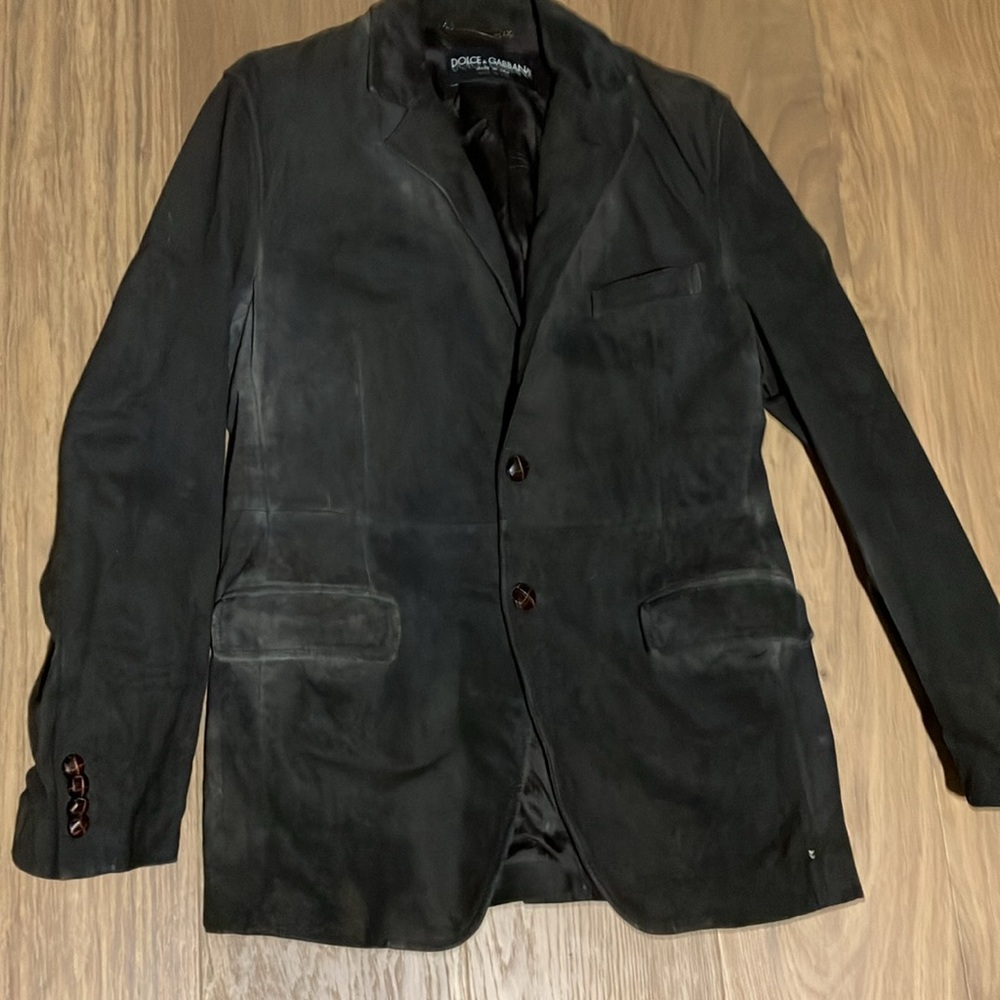 Dolce & Gabbana brown calf skin jacket - size EU 50 (US 38-40 M)